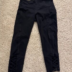 Athleta Cropped Black Leggings
